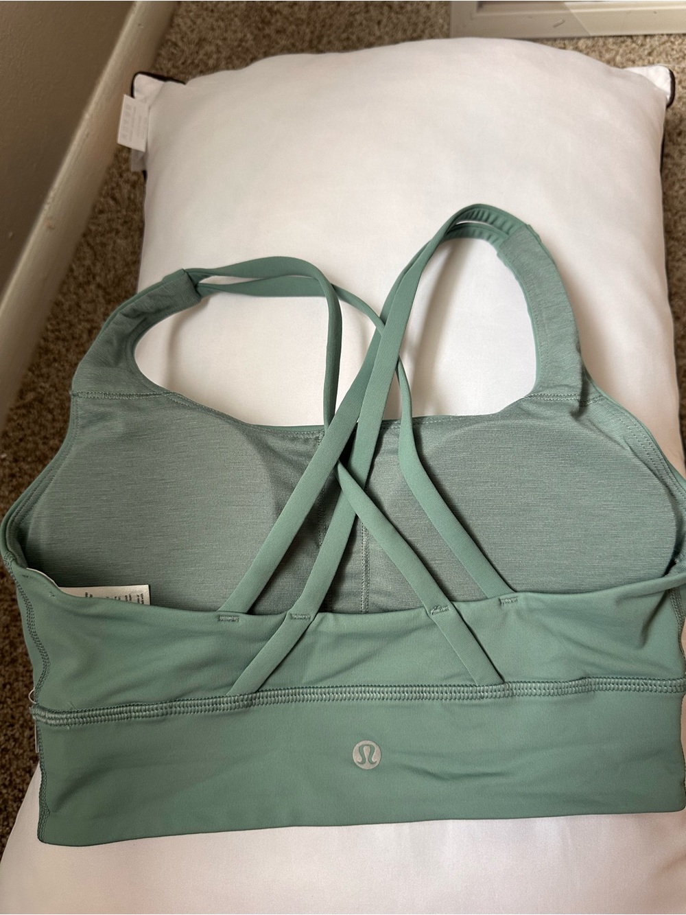 Lululemon Energy Longline Bra - Crater Blue size 6 NWT never worn - Picture 5 of 8